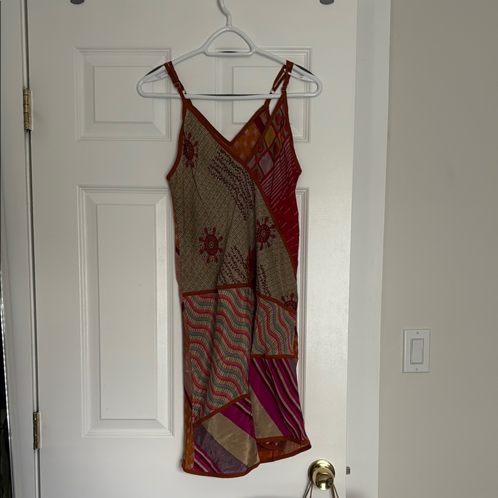 Multicolor Patchwork Dress From Mallorca - image 1